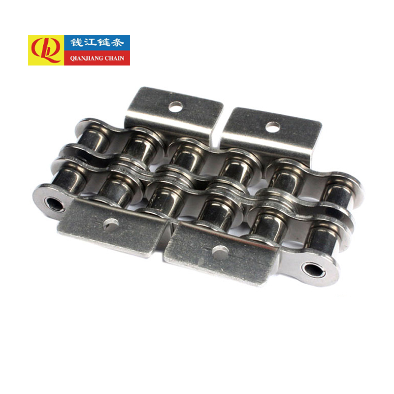 Rustfrit stål kort pitch transportbånd kædetilbehør
