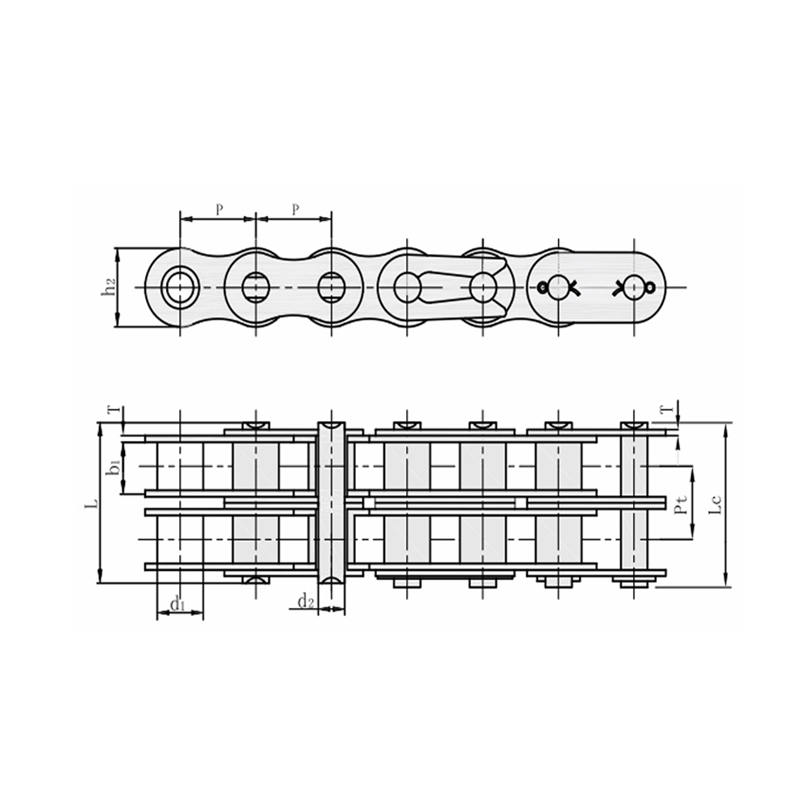 Parkeringskæde med høj trækstyrke