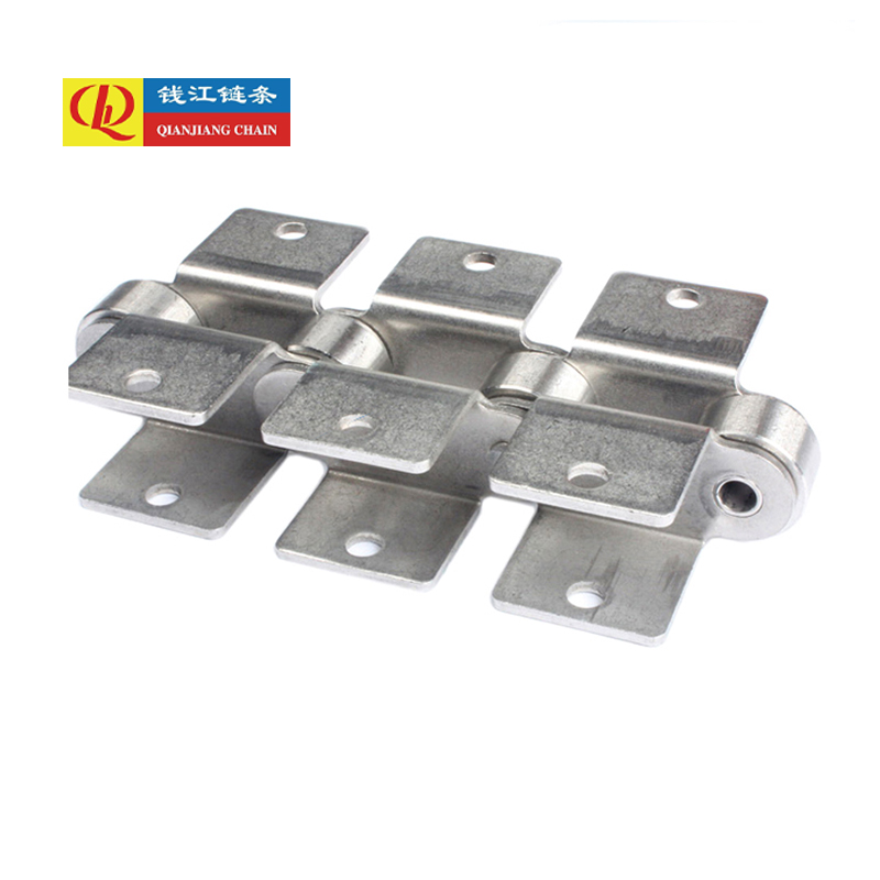 Rustfrit stål dobbelt-pitch transportør kæder vedhæftede filer