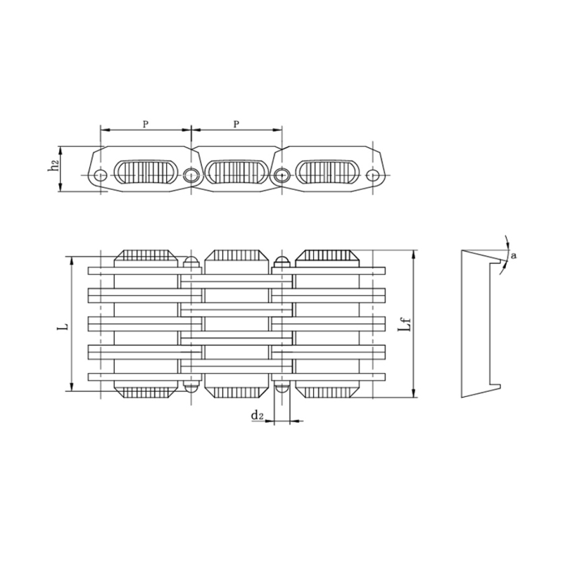 PIV trinløse hastighedskæder med glideblade