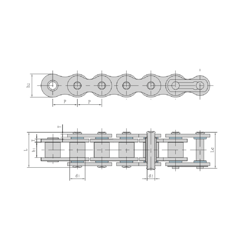 Mekanisk transmission forseglede kæder