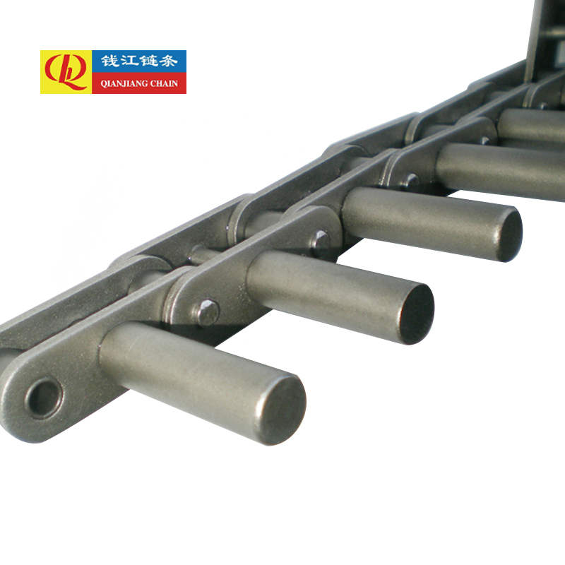 Dobbelt pitch transportørkæder med forlængede stifter